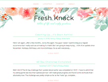 Tablet Screenshot of freshknack.com